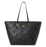 Tommy hilfiger refined tote iso musta käsilaukku