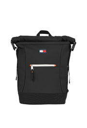 tommy jeans function rolltop reppu miesten musta