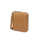 Aarni Clutch Mini lompakko hirvennahka ruskea/hopea