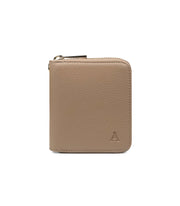 Aarni Clutch Mini lompakko hirvennahka hiekka/hopea