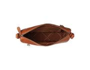 Alberta olkalaukku ruskea nahka chesterfield brand