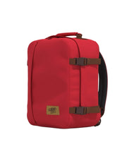 CabinZero Tech punainen pieni matkareppu 28l reppu london red