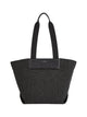 Calvin klein musta iso raffia punottu olkalaukku