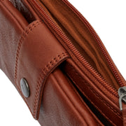 Chesterfield brand Fresno iso lompakko nahka ruskea konjakinruskea