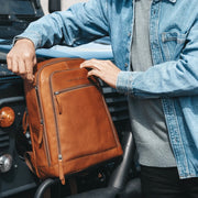 Chesterfield detroid reppu ruskea nahka
