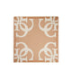 Guess Jacquard kaulahuivi ruskea logokuvioitu vaalea