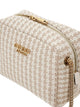 Guess mirema punottu valkoinen kameralaukku beige olkalaukku