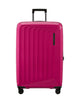 Iso samsonite nuon pinkki spinner matkalaukku ruby