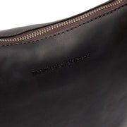 Nahka olkalaukku tummanruskea redding chesterfield brand