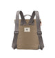 Roka London Finchley canvas ruskea pieni reppu taupe vaaleanruskea