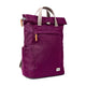 Roka London Finchley keskikokoinen reppu Cherry Lacquer violetti etuviisto