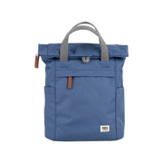 Roka London Finchley pieni reppu Burnt Blue sininen vaaleansininen edestä