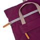 Roka London Finchley pieni reppu Cherry Lacquer violetti vetoketju