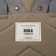 Roka london reppu finchley ruskea canvas iso taupe vaaleanruskea