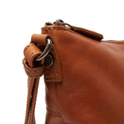 Ruskea nahka olkalaukku nahka redding chesterfield brand