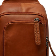 Ruskea olkalaukku nahka chesterfield brand riga