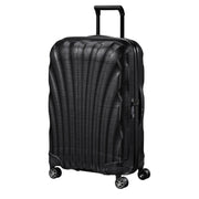 Samsonite musta clite matkalaukku 69cm etuviisto