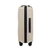 Samsonite upscape spinner laajennettava lentolaukku sandstone vaalea sivusta