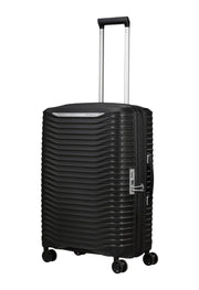 Samsonite upscape spinner laajennettava pieni matkalaukku musta
