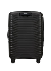Samsonite upscape spinner laajennettava pieni musta matkalaukku