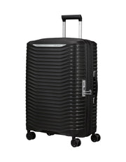 Samsonite upscape spinner musta laajennettava pieni matkalaukku