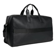 Tommy hilfiger duffle matkakassi nahkajäjitelma musta
