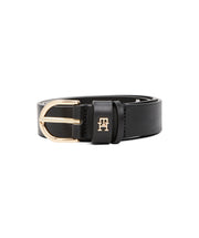 Tommy hilfiger essential naisten musta vyö kultainen