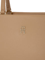 Tommy hilfiger legacy vaaleanruskea tote iso olkalaukku  safari