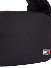 Tommy jeans olkalaukku kangas musta utility