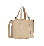 Tommy jeans essential mini beige kangaskassi olkalaukku