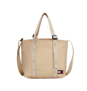Tommy jenas essential mini kangaskassi olkalaukku beige