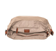 a.eriksson camel active bari hobo kankainen beige iso olkalaukku