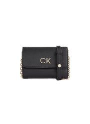 Calvin Klein Re-Lock trifold musta