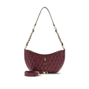 guess tamara shoulder bag merlot olkalaukku viininpunainen takaa olkahihna
