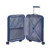 lentolaukku airconic American Tourister midnight navy sininen sisältä
