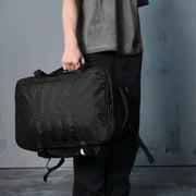 musta CabinZero military matkustusreppu reppu allblack 36l keskikokoinen