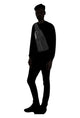 musta Samsonite biz2go slingbag olkalaukku