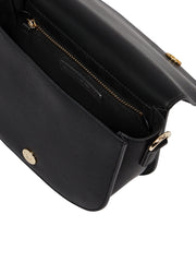 musta Tommy hilfiger saddle bag olkalaukku