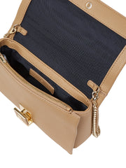 ruskea Tommy hilfiger flap juhlalaukku olkalaukku