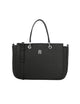 tommy hilfiger emblem satchel musta laukku