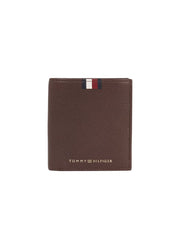 tommy hilfiger corp nahkalompakko trifold ruskea miesten