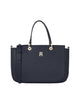 tommy hilfiger satchel tummansininen emblem