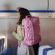 vaaleanpunainen CabinZero classic cabin reppu rosa 44l matkareppu iso pinkki
