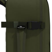 vihreä CabinZero keskikokoinen military matkustusreppu reppu 36l