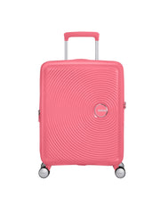 americantourister lentolaukku korallinpunainen sunkissedcoral soundbox edestä