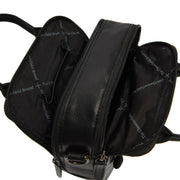 chesterfieldin nahkainen musta pieni morena laukku