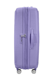 iso matkalaukku lila american tourister lavander soundbox