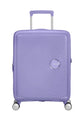 lila american tourister soundbox lentolaukku lavander edestä