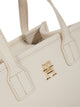tommy hilfiger city summer beige mini tote laukku